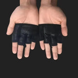 Unisex Fingerless Silicon Anti-slip Sports Gloves Gloves
