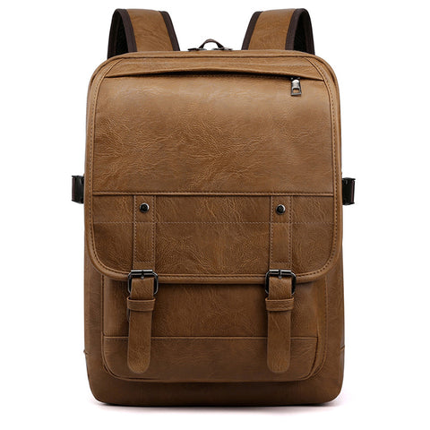 Otto Faux Leather Travel Backpack for Men