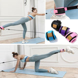 Leg Workout Bodyweight Home Flexibility Stretch Band with Door-Hook