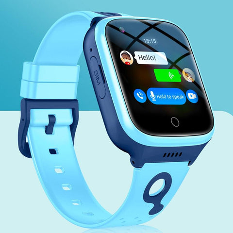SafeKid 4G Kids GPS Fitness Tracker Phone Smart Watch by Wolph