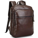 NUC Mens 55L Faux Leather Travel Backpack for Men by Wolph
