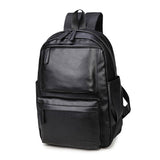 NUC-S Waterproof Mens Faux Leather Travel Backpack for Men by Wolph