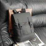 Aubre Faux Leather Laptop Travel Rucksack by Wolph