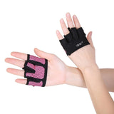 Unisex Fingerless Silicon Anti-slip Sports Gloves Gloves