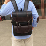 Retro 15.6inch Laptop Travel Backpack for Men