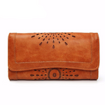 Retro-style Faux Leather Purse for Women